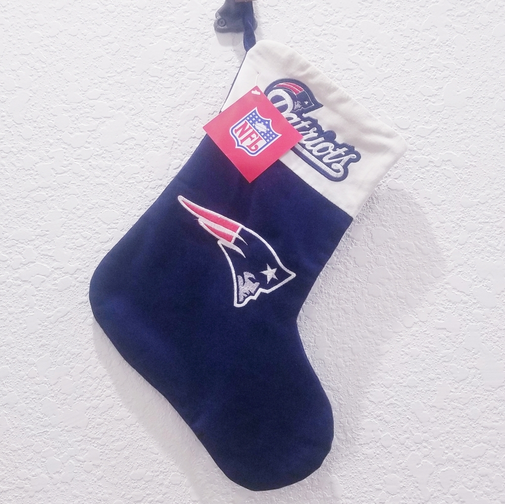 NFL Rare Vintage New England Patriots Christmas Stocking